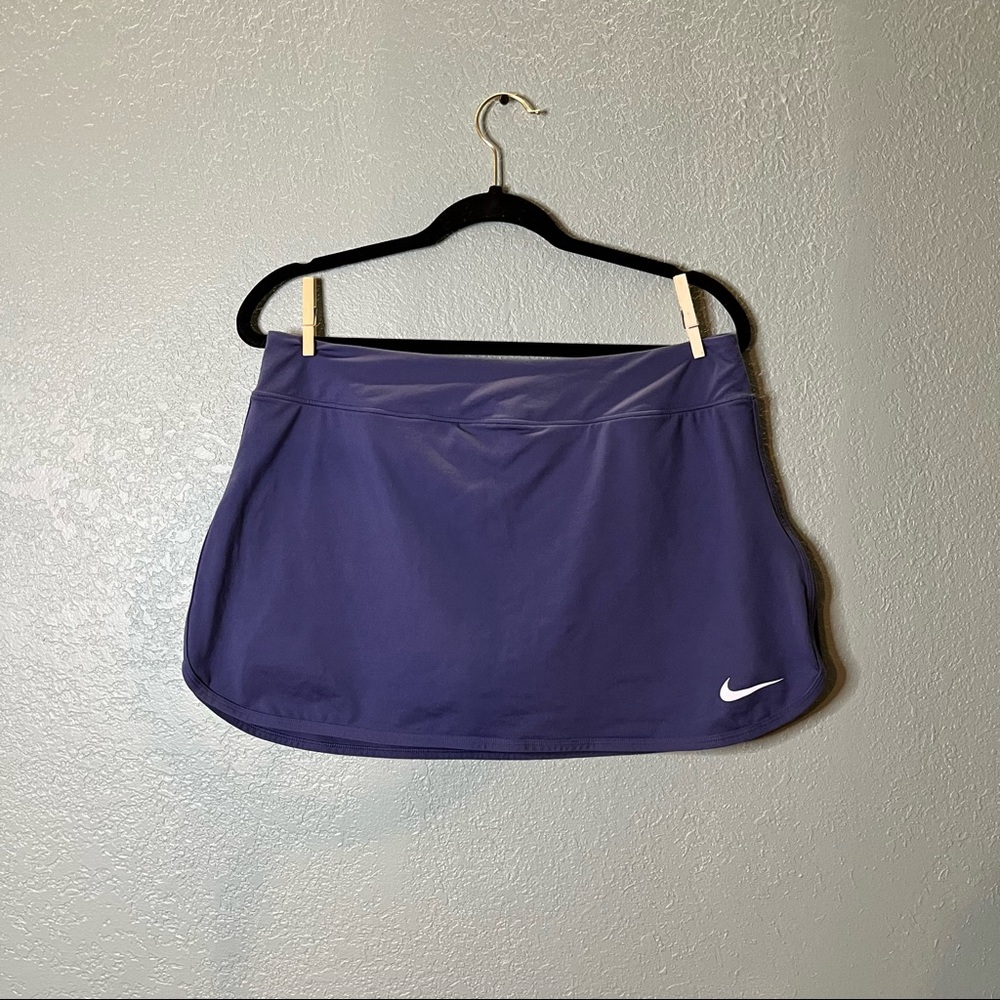 Nike court tennis dri-fit dark purple dust skirt